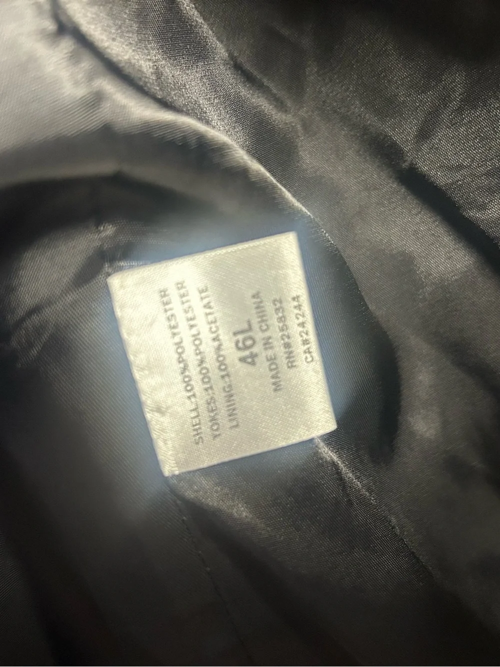 Circle S “Boise” Western gray/black polyester sport coat. NWOT size 46Long